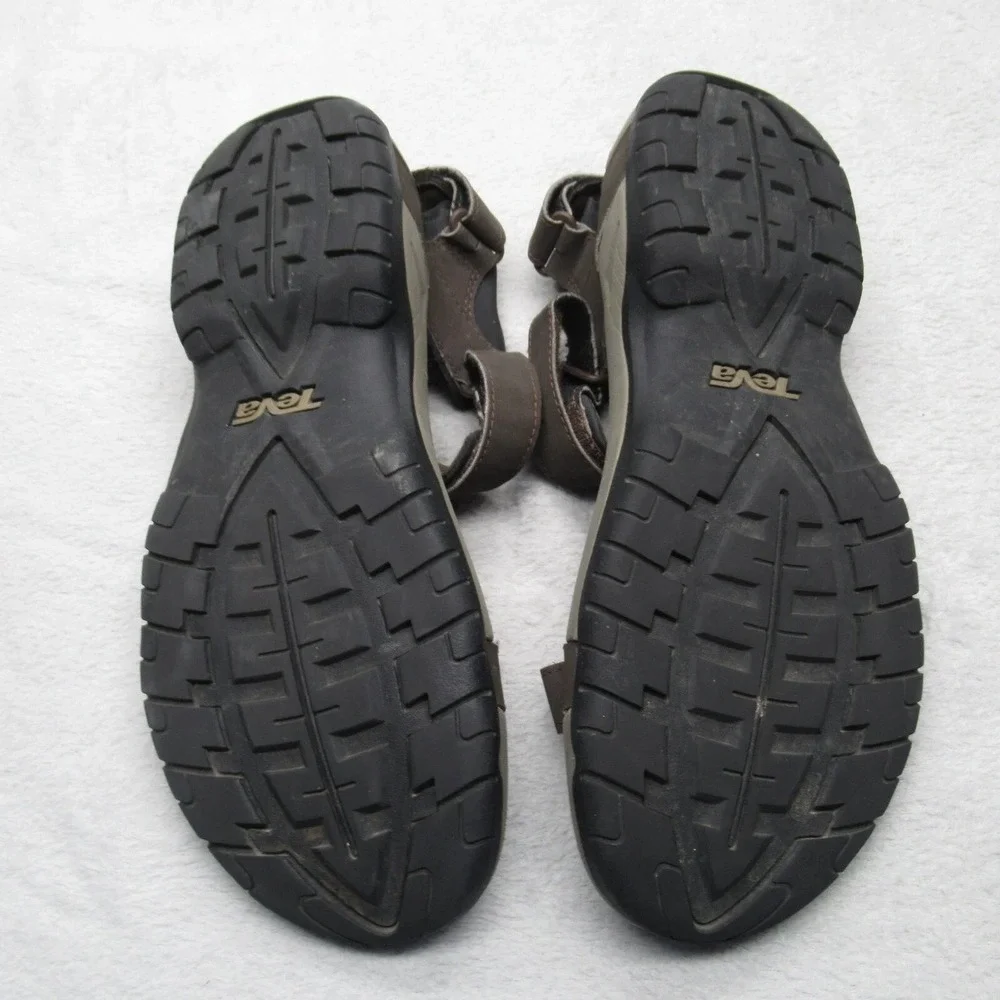 Teva Meacham Sandal Mens 12 Brown Adjustable Strap Outdoor Comfort Hiking Casual